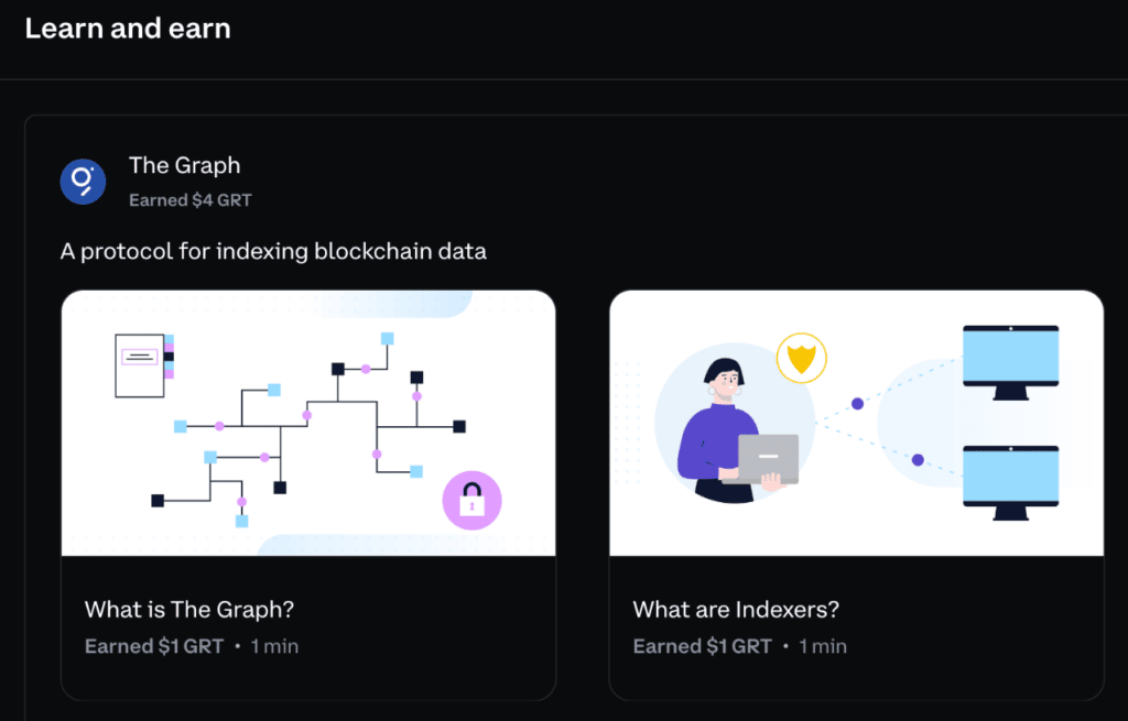 Coinbase learn and earn