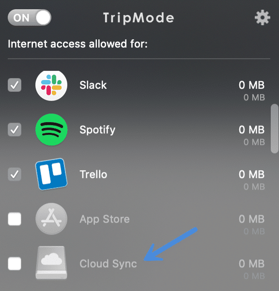 TripMode app