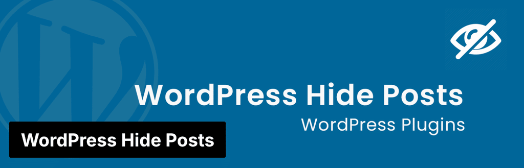 WordPress Hide Posts plugin